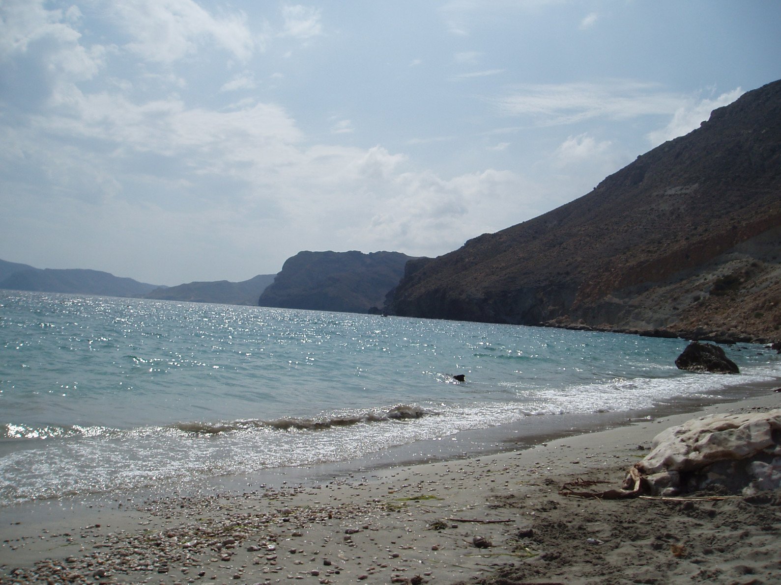 Playa Cala San Pedro en Níjar, Almería