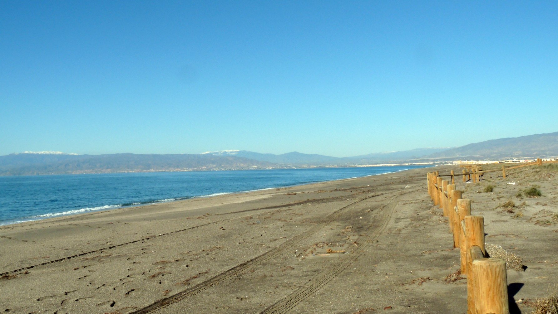 Playa Las Amoladeras en Almería, Almería