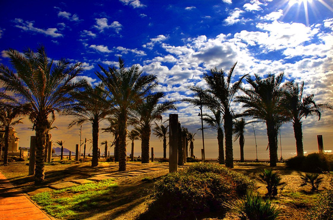 Playa El Toyo en Almería, Almería