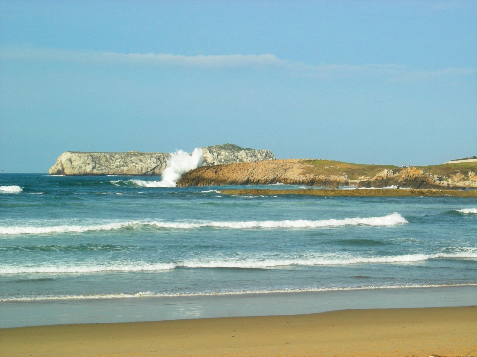 Playa La Riberuca en Suances, Cantabria